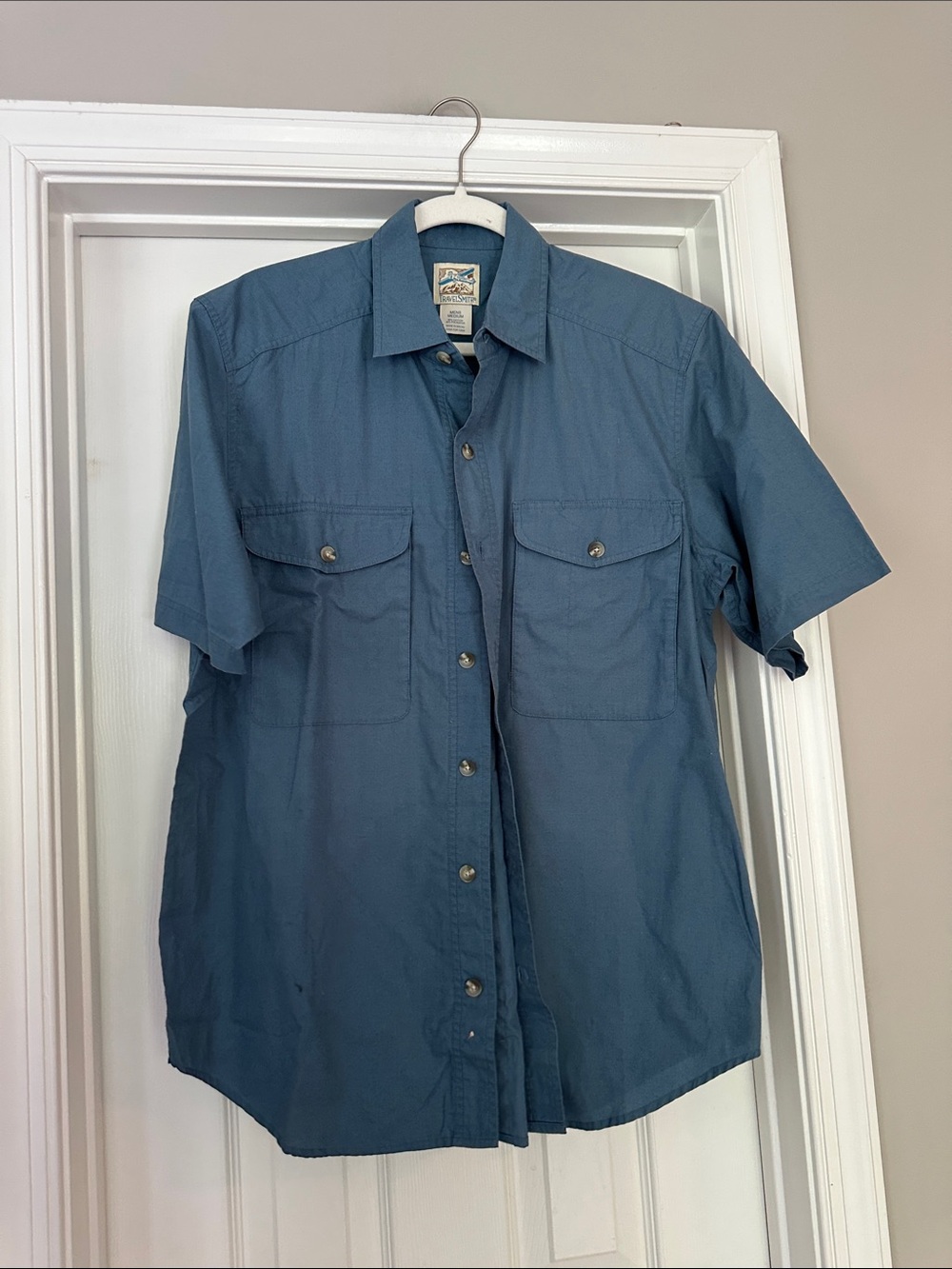 TravelSmith short sleeve button up shirt